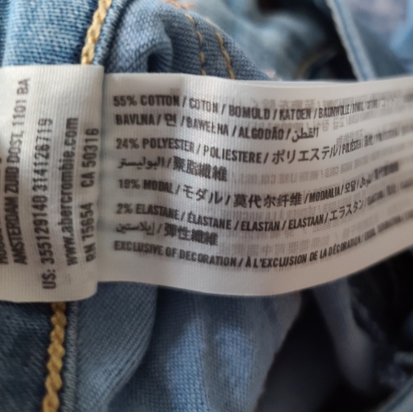 Hollister Jeggings. Denim Wash. 5 Short or W27, L27. - Picture 5 of 5